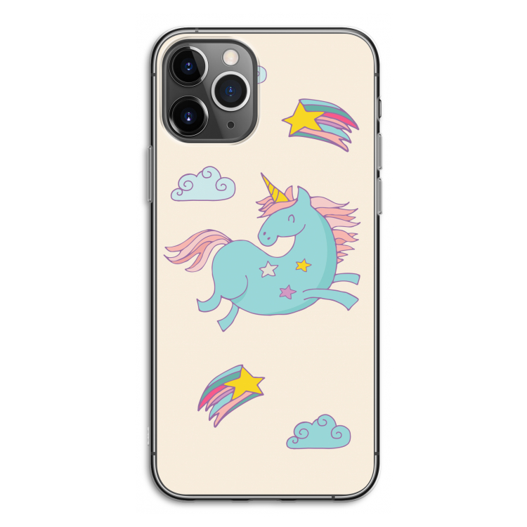Vliegende eenhoorn: iPhone 11 Pro Transparant Hoesje
