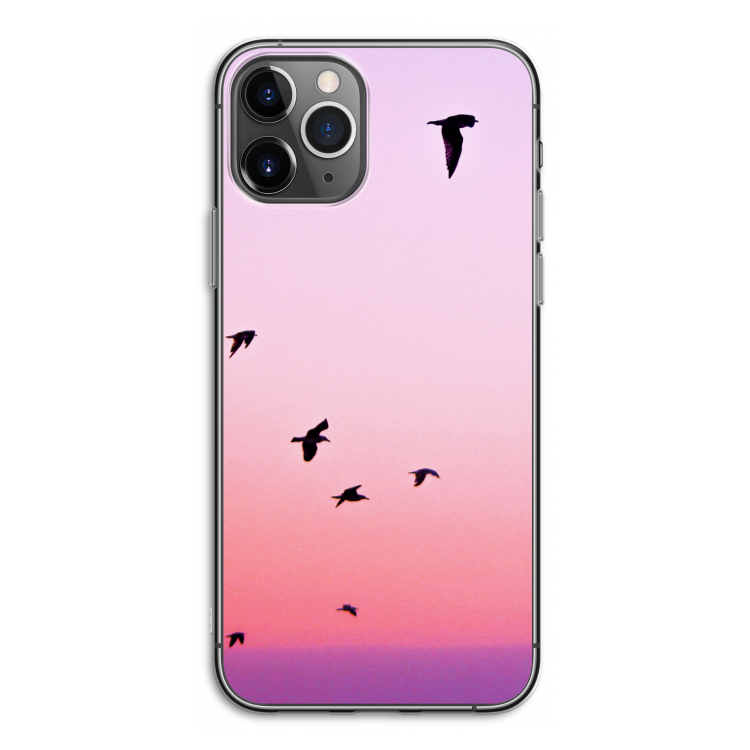 Fly away: iPhone 11 Pro Transparant Hoesje