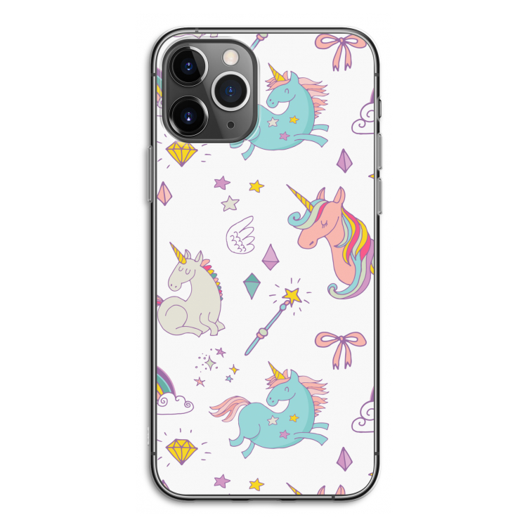 Fantasiewereld: iPhone 11 Pro Transparant Hoesje