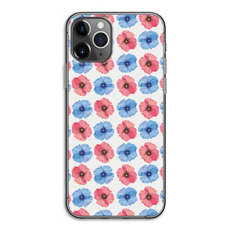 Klaproosjes: iPhone 11 Pro Transparant Hoesje