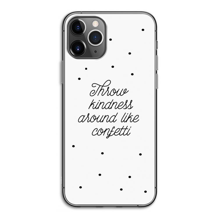Confetti: iPhone 11 Pro Transparant Hoesje