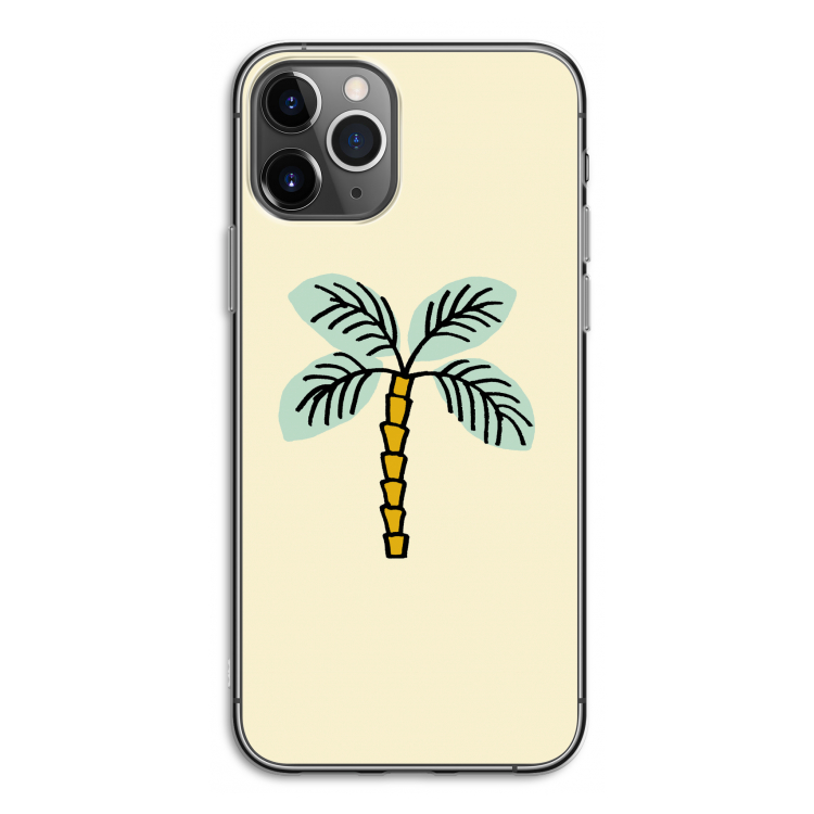Palmboom: iPhone 11 Pro Transparant Hoesje