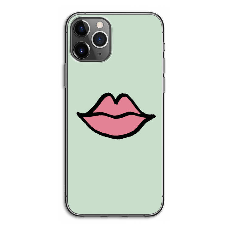 Kusje: iPhone 11 Pro Transparant Hoesje