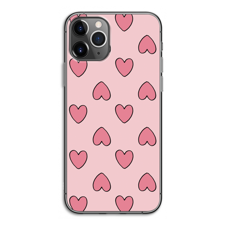 Ondersteboven verliefd: iPhone 11 Pro Transparant Hoesje