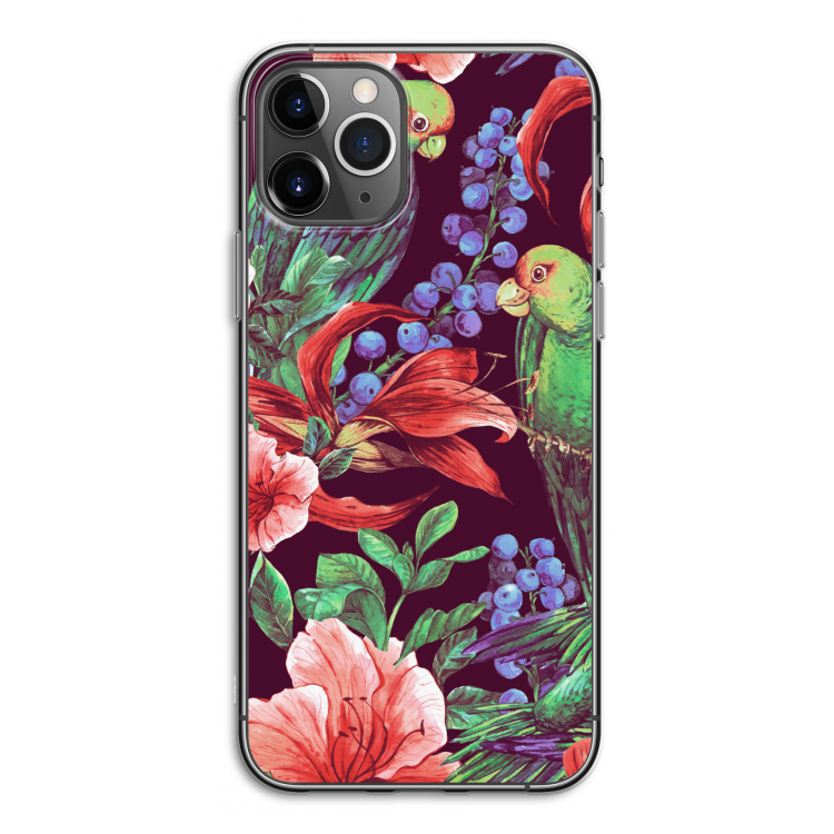 Papegaaien: iPhone 11 Pro Transparant Hoesje