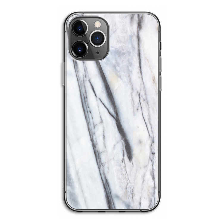 Gestreepte marmer: iPhone 11 Pro Transparant Hoesje