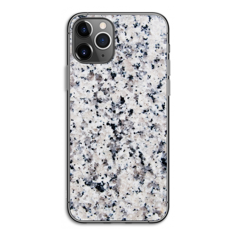 Gespikkelde marmer: iPhone 11 Pro Transparant Hoesje