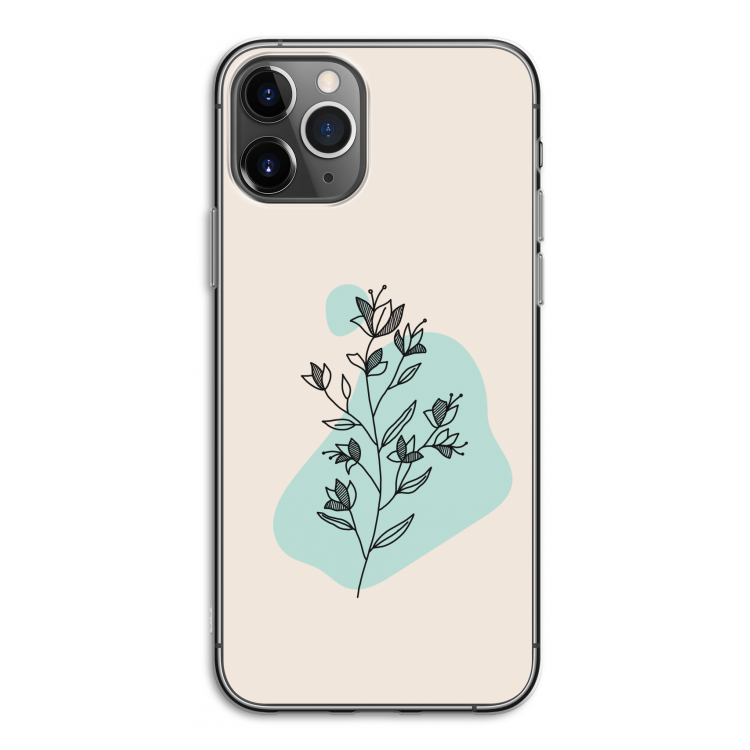 Violets are blue: iPhone 11 Pro Transparant Hoesje