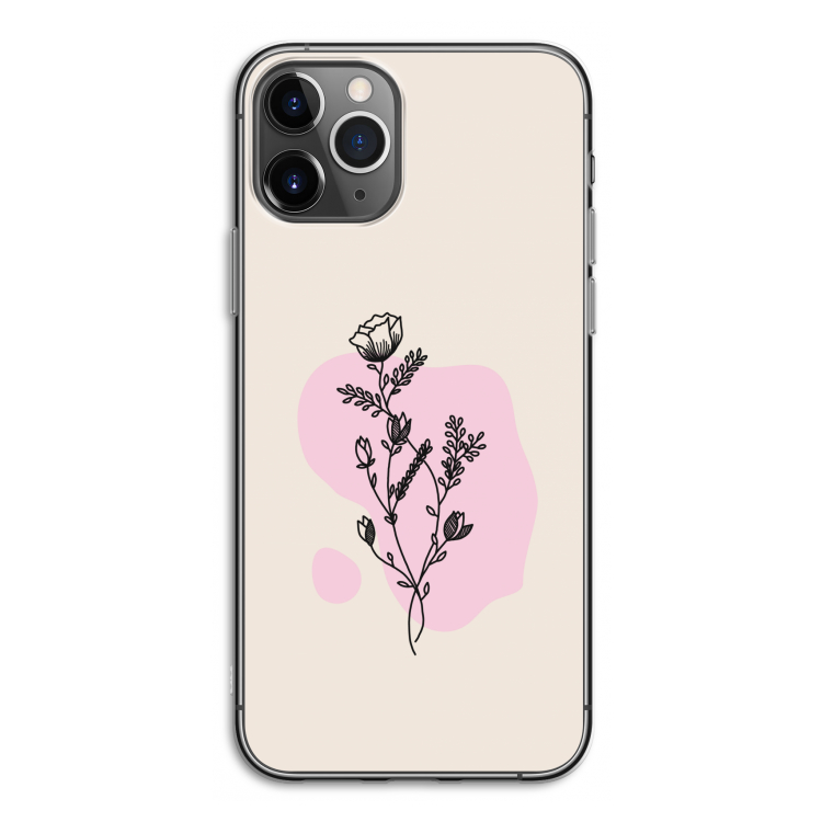 Roses are red: iPhone 11 Pro Transparant Hoesje