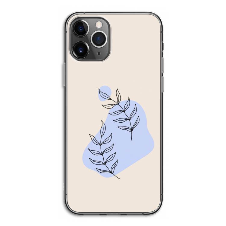 Leaf me if you can: iPhone 11 Pro Transparant Hoesje