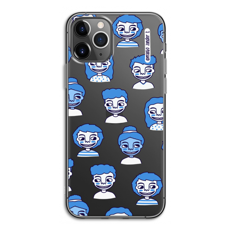 Gezichtjes: iPhone 11 Pro Transparant Hoesje