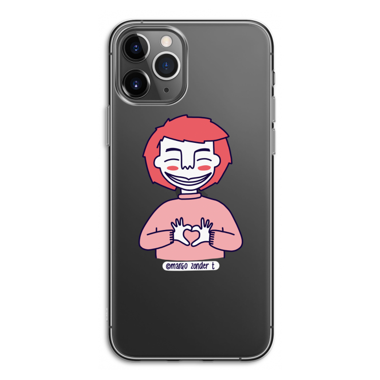 Hartje: iPhone 11 Pro Transparant Hoesje