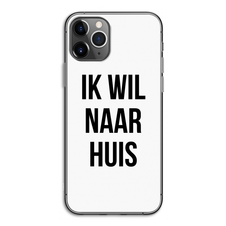 Ik wil naar huis: iPhone 11 Pro Transparant Hoesje