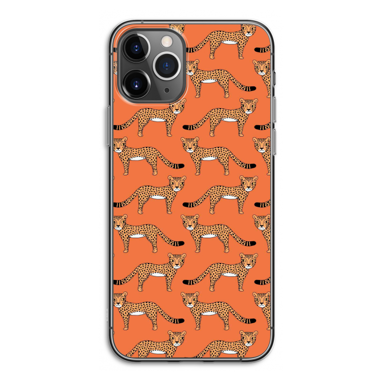 Cheetah: iPhone 11 Pro Transparant Hoesje
