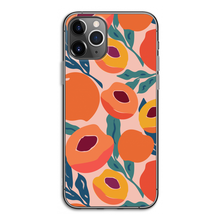 Perzik: iPhone 11 Pro Transparant Hoesje