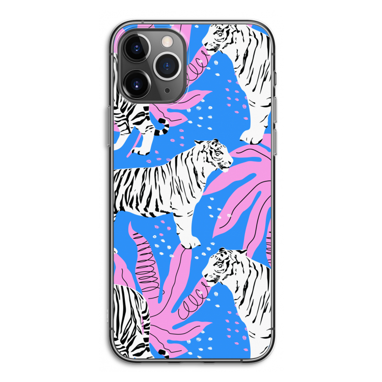 Tijger: iPhone 11 Pro Transparant Hoesje