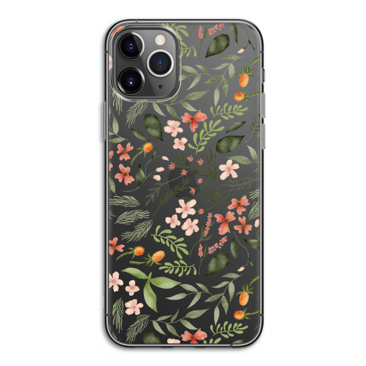 Sweet little flowers: iPhone 11 Pro Transparant Hoesje