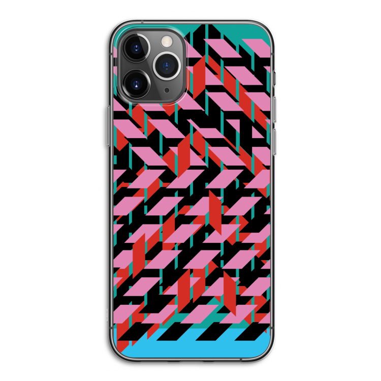 Skew Blush 2: iPhone 11 Pro Transparant Hoesje