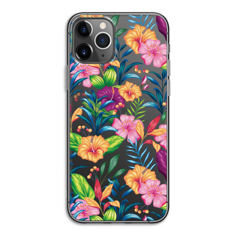 Tropisch 2: iPhone 11 Pro Transparant Hoesje