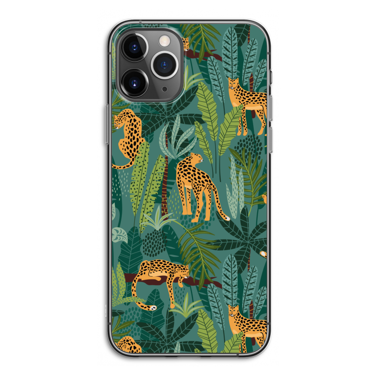 Luipaard 2: iPhone 11 Pro Transparant Hoesje