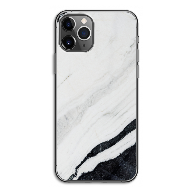 Elegante marmer: iPhone 11 Pro Transparant Hoesje