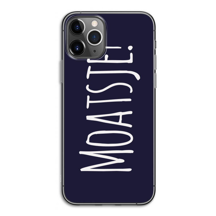 Moatsje!: iPhone 11 Pro Transparant Hoesje