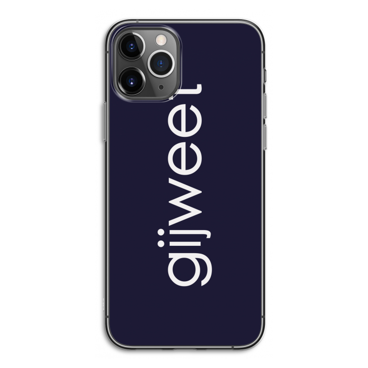 Gijweet: iPhone 11 Pro Transparant Hoesje
