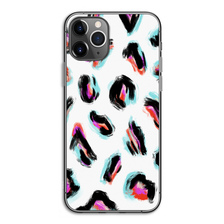 Cheetah color: iPhone 11 Pro Transparant Hoesje