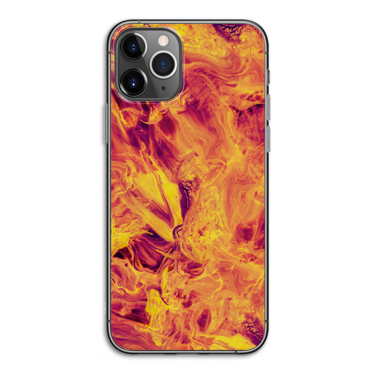 Eternal Fire: iPhone 11 Pro Transparant Hoesje
