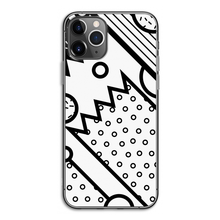 Pop Art #4: iPhone 11 Pro Transparant Hoesje