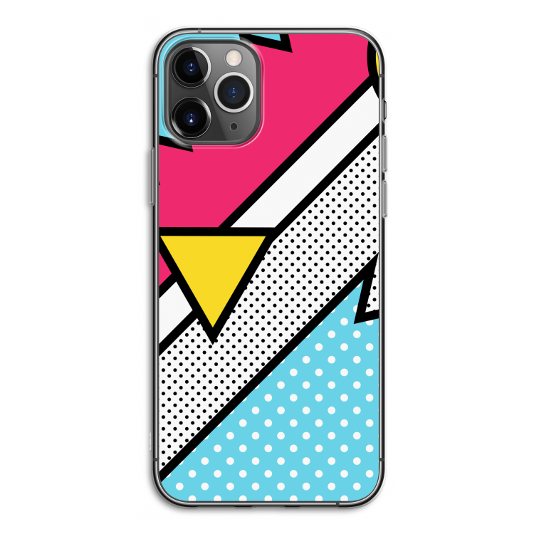 Pop Art #3: iPhone 11 Pro Transparant Hoesje