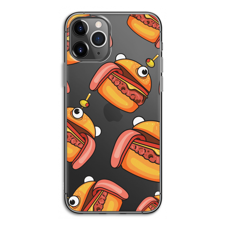Hamburger: iPhone 11 Pro Transparant Hoesje