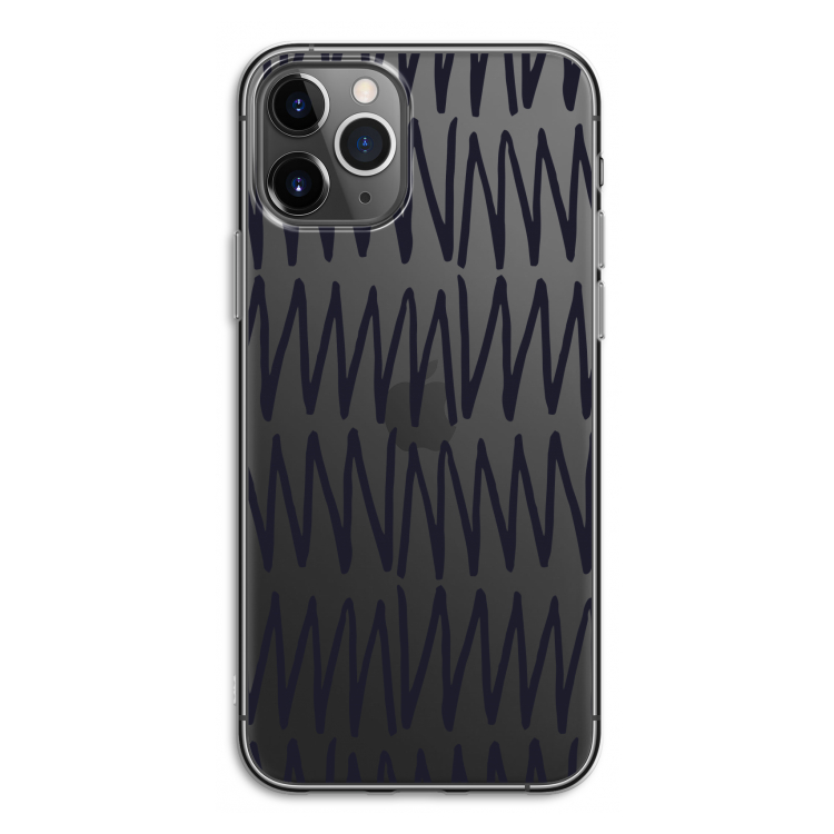Marrakech Zigzag: iPhone 11 Pro Transparant Hoesje