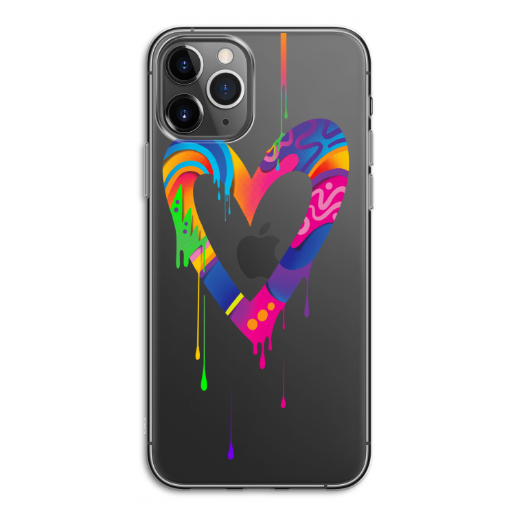 Melts My Heart: iPhone 11 Pro Transparant Hoesje