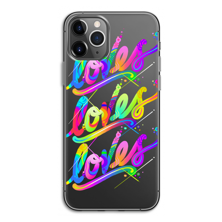 Loves: iPhone 11 Pro Transparant Hoesje