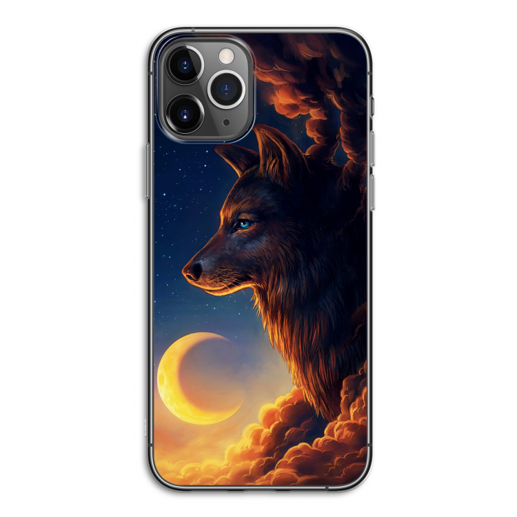 Night Guardian: iPhone 11 Pro Transparant Hoesje