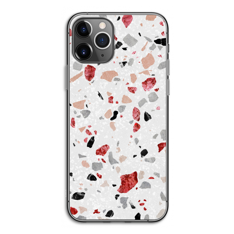 Terrazzo N°12: iPhone 11 Pro Transparant Hoesje