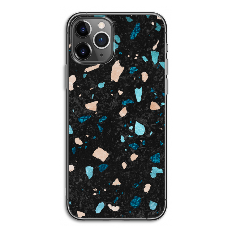 Terrazzo N°11: iPhone 11 Pro Transparant Hoesje