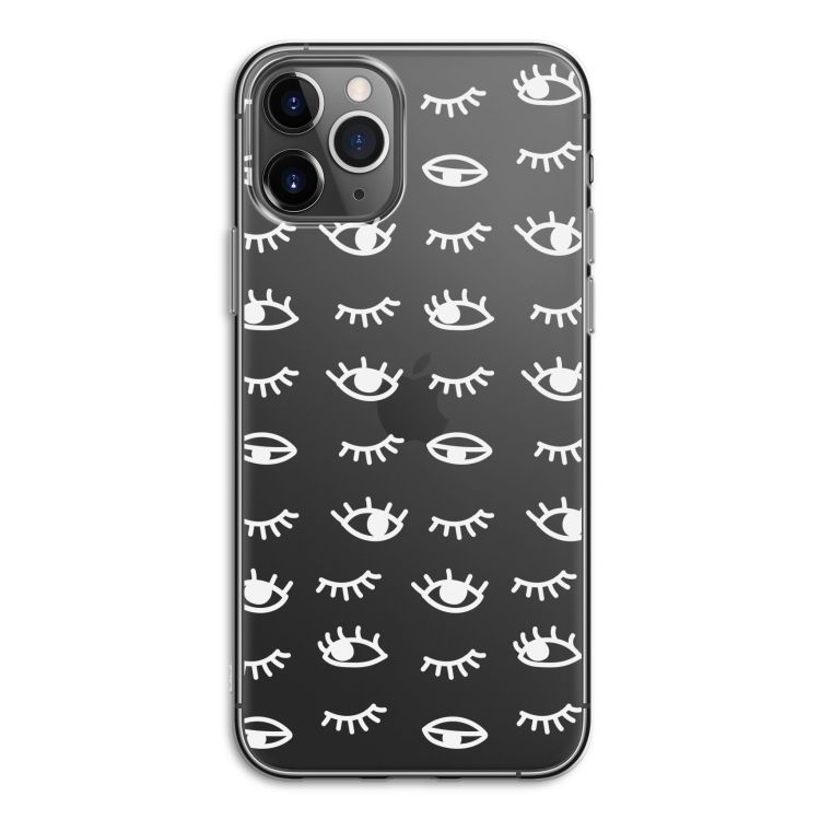 Eye pattern #3: iPhone 11 Pro Transparant Hoesje