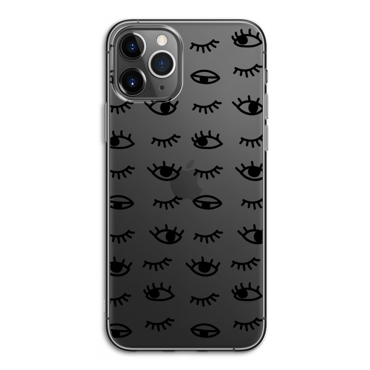 Eye pattern #2: iPhone 11 Pro Transparant Hoesje
