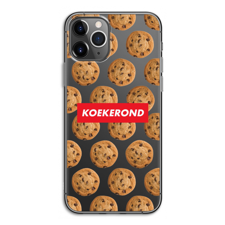 Koekerond: iPhone 11 Pro Transparant Hoesje