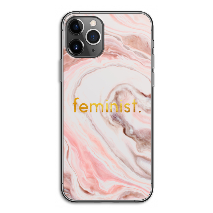 Feminist: iPhone 11 Pro Transparant Hoesje