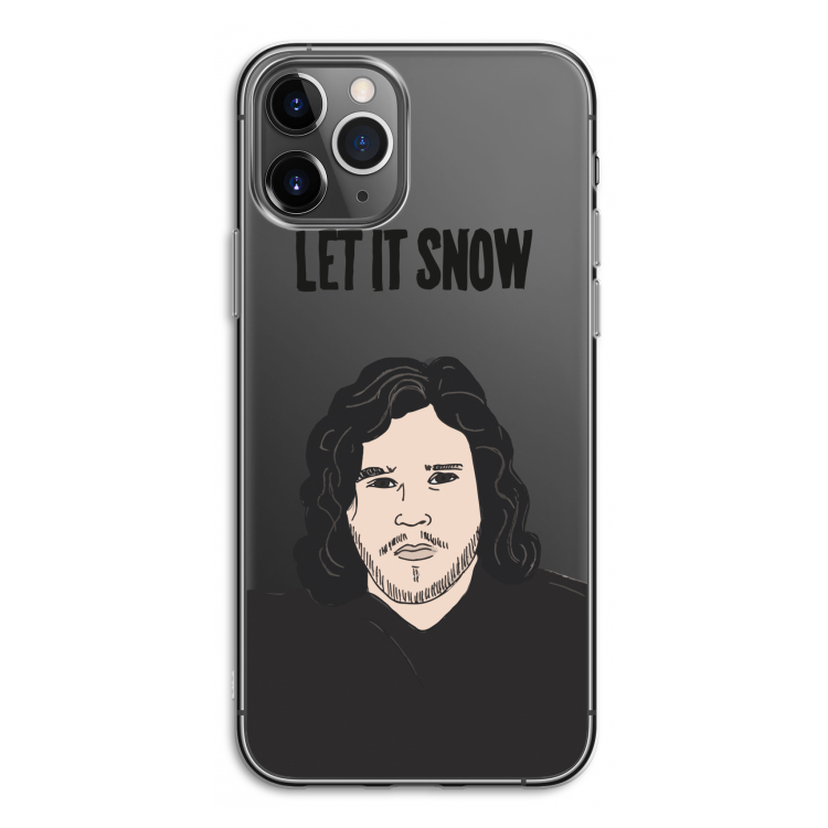 Let It Snow: iPhone 11 Pro Transparant Hoesje