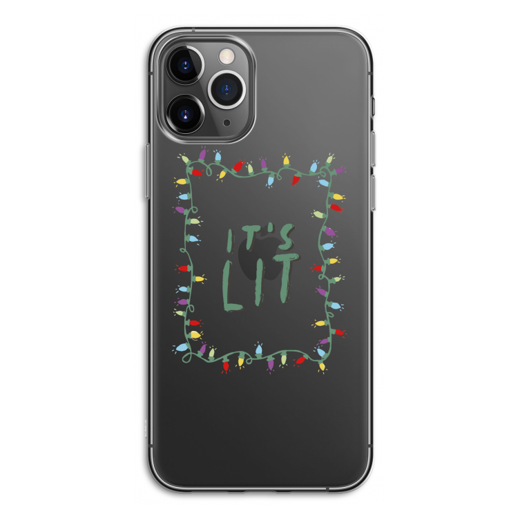 It's Lit: iPhone 11 Pro Transparant Hoesje