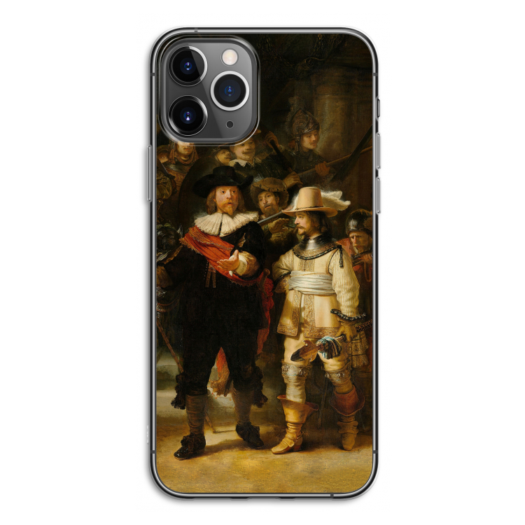 De Nachtwacht: iPhone 11 Pro Transparant Hoesje