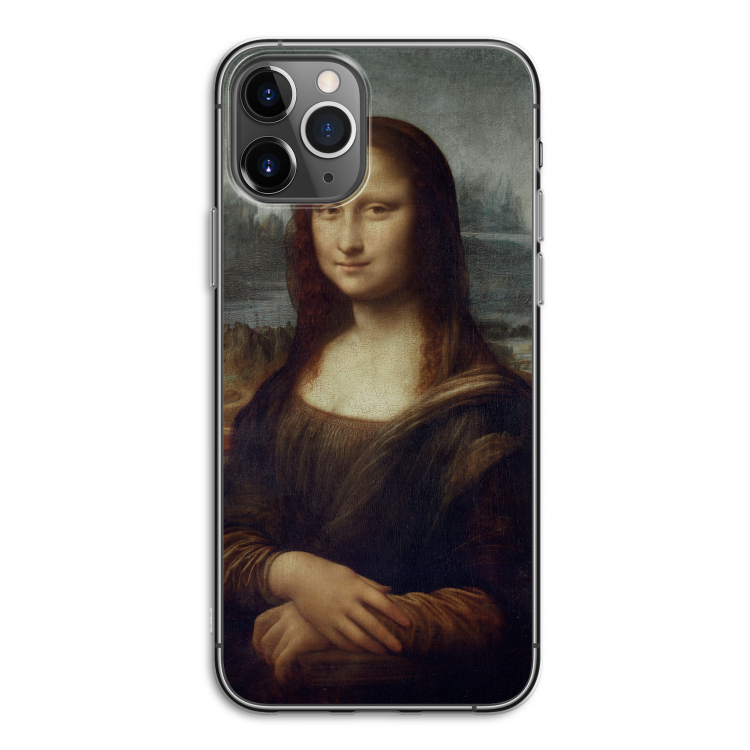 Mona Lisa: iPhone 11 Pro Transparant Hoesje