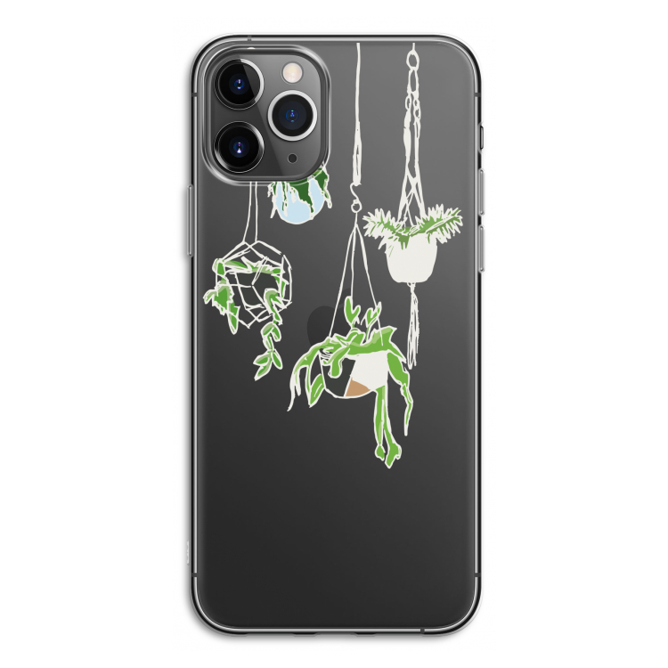Hang In There: iPhone 11 Pro Transparant Hoesje