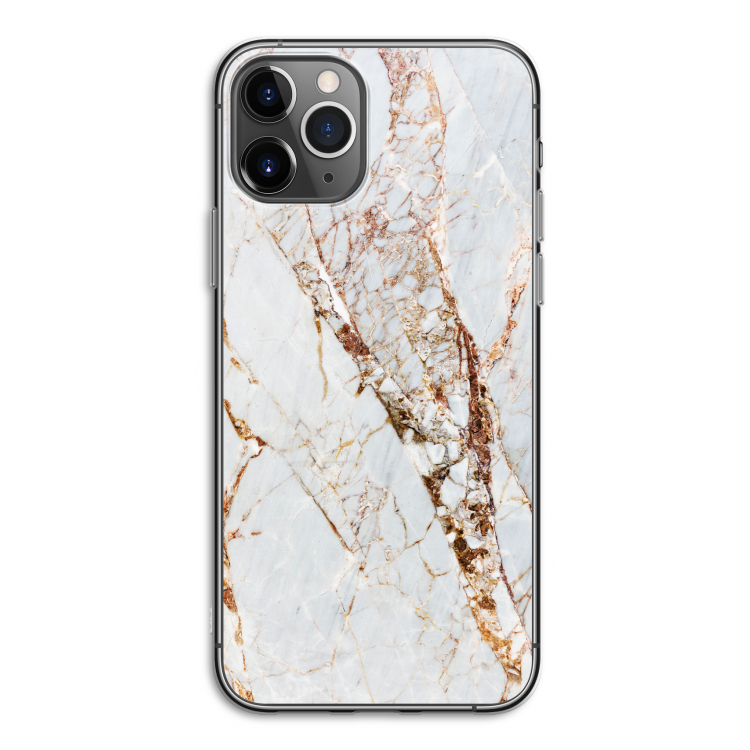 Goud marmer: iPhone 11 Pro Transparant Hoesje
