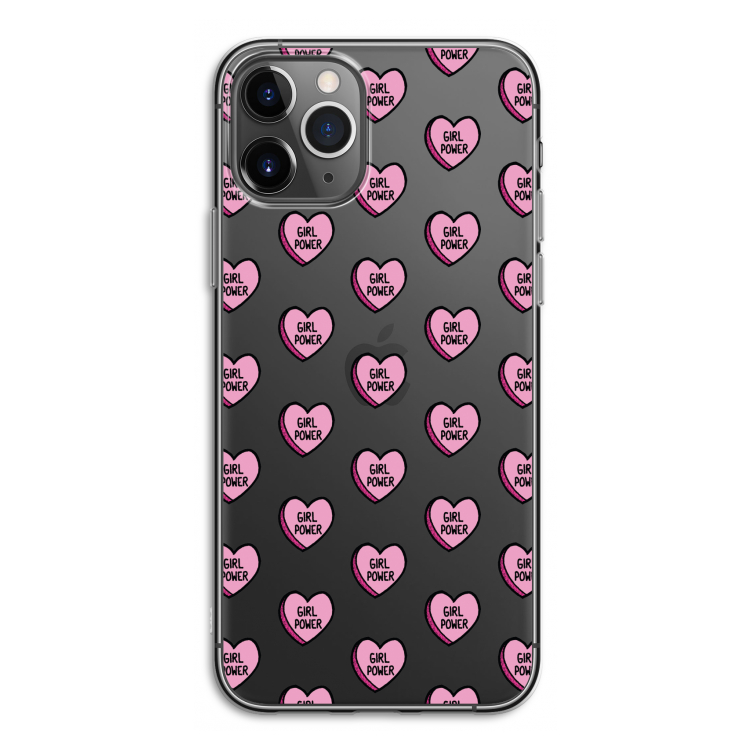 GIRL POWER: iPhone 11 Pro Transparant Hoesje