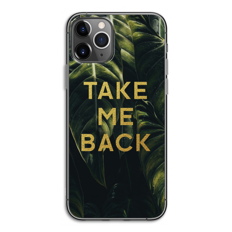 Take me back: iPhone 11 Pro Transparant Hoesje